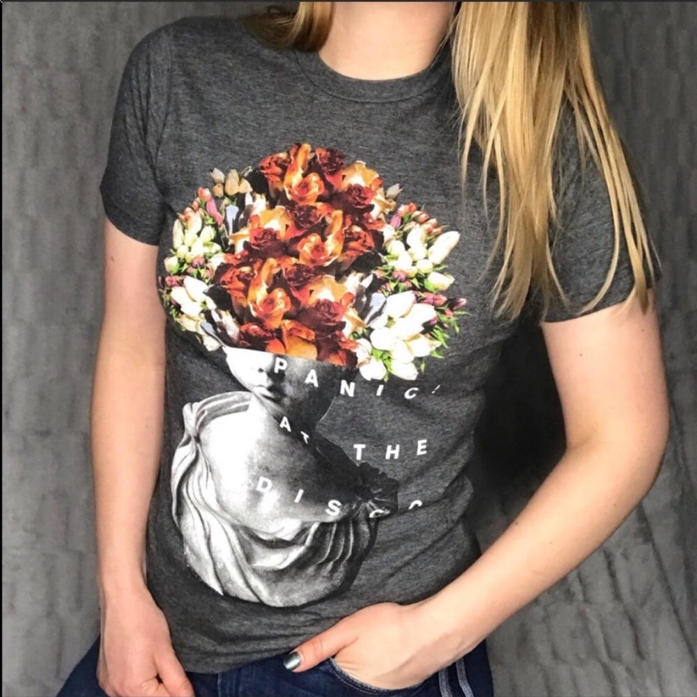 Panic! At The Disco Tee Shirt Band Graphic Sz. M